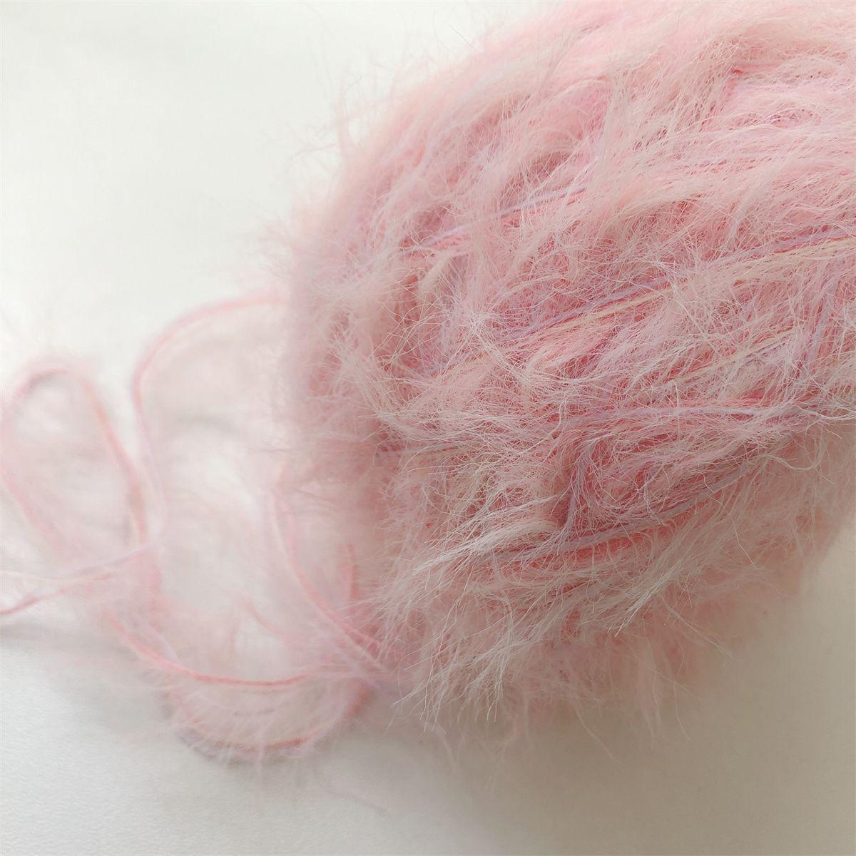 Набор для вязания крючком из смеси норковой шерсти: Материалы для шарфов и сумок