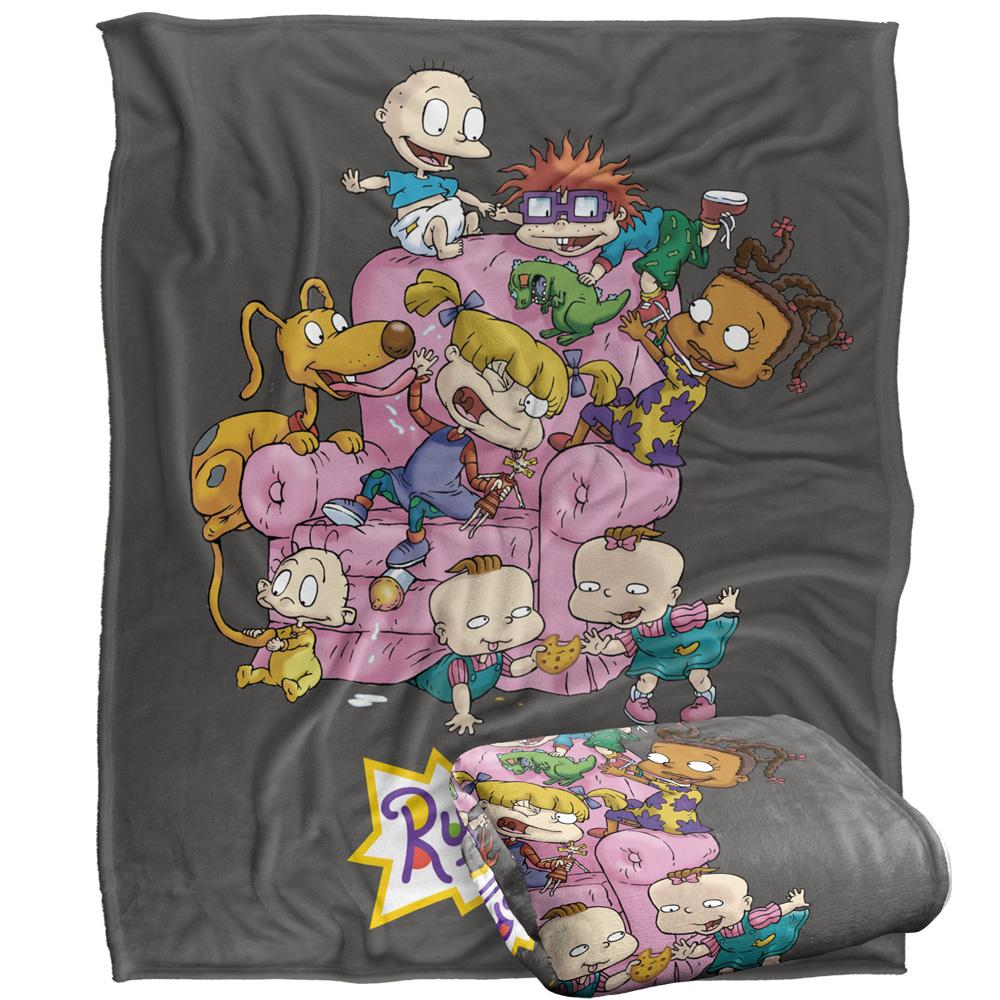 Rugrats Silky Chair Supersoft Blanket