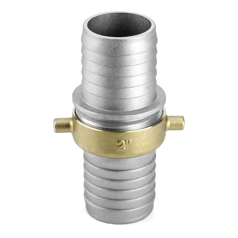 Aluminum Pin Design Pipe Fitting with 2 Inch Threads Strong Plumbing Joint Pipe Adapter for Industrial Pipe Systems