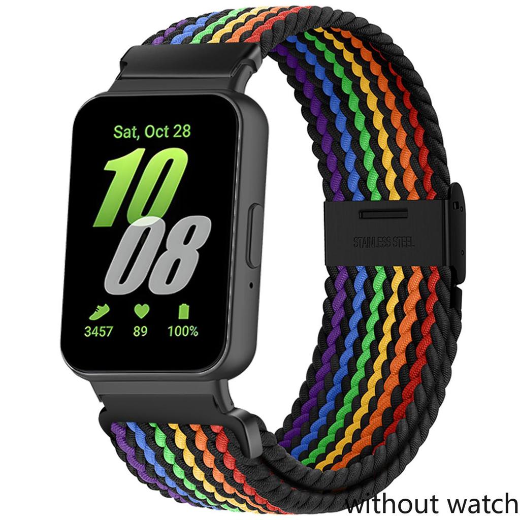 Braided Bands for Samsung Galaxy Fit 3 Sports Strap Adjustable Replacement Correa Nylon Bracelet for Samsung Galaxy Fit3 Band