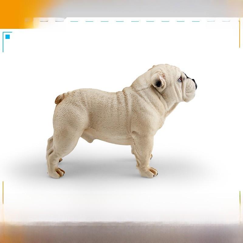 Bulldog Pvc Animal Model Large Toy For Kids Educational Display