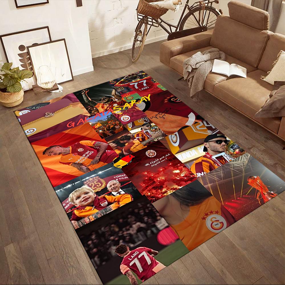 Galatasaray 176 Carpet Suitable for Decorate Room Dormitory Dining Room Outdoor Anti-slip Rug Anime Office Decor
