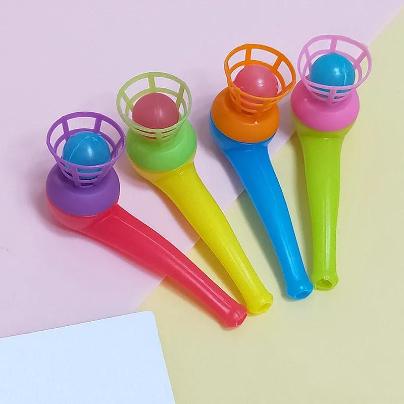 

12 ШТ. Подвесная трубка для выдувания, Паттер, Паттер, Детская игра для тренировки баланса, Игра с плавающим паттером, Семейные детские игрушки