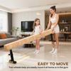 7.5ft Adjustable Balance Beam with Wheels for 6+ Years Old Training