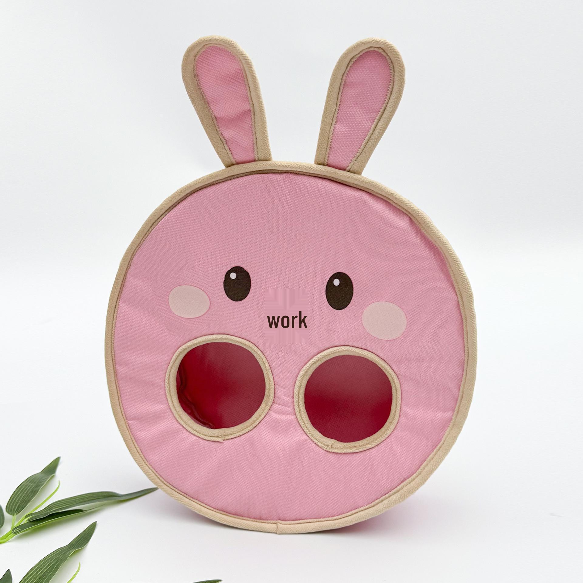 

Hanging Hay Feeder Bag for Small Pets: Rabbit, Guinea Pig, Hamster One Size розовый