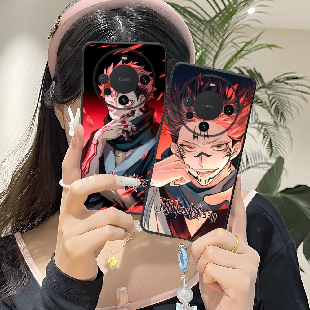 Jujutsu Kaisen Sukuna Mobile Phone Case for Huawei Mate 60 50 40 30 20 10 Pro Plus Lite E 5G Colour Printing Cover Cover Pretty