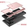 Applicable To Samsung S26Ultra Slider Card Mobile Phone Case s25FE Card Slot A17 Two-in-one Anti-drop Protective Case Pc
