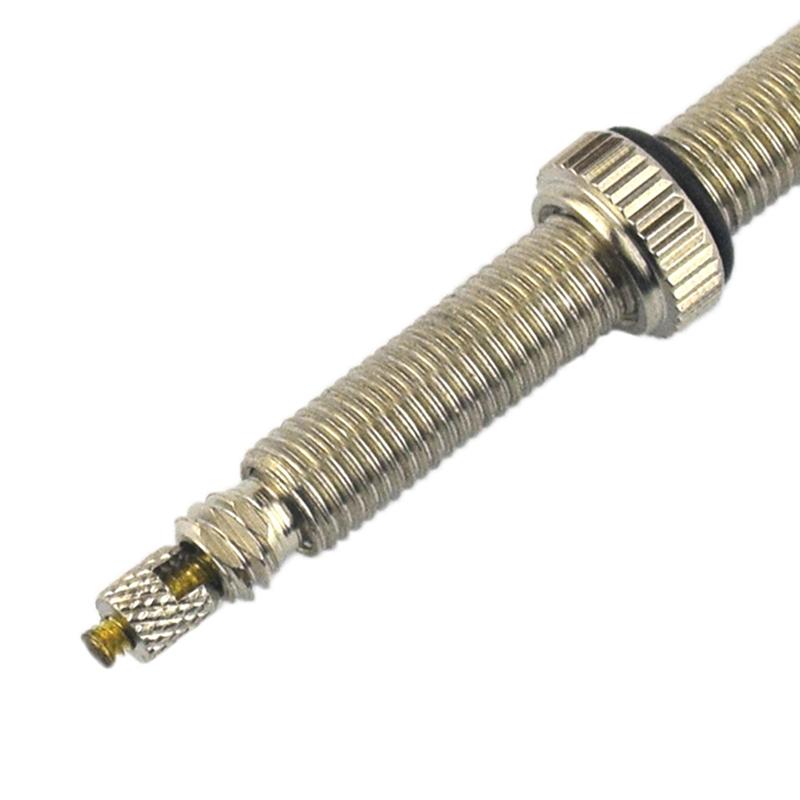 2Pcs 40/60Mm Brass  Alloy Stem Bicycle F/V Presta Tubeless Tire Valve Road Bike