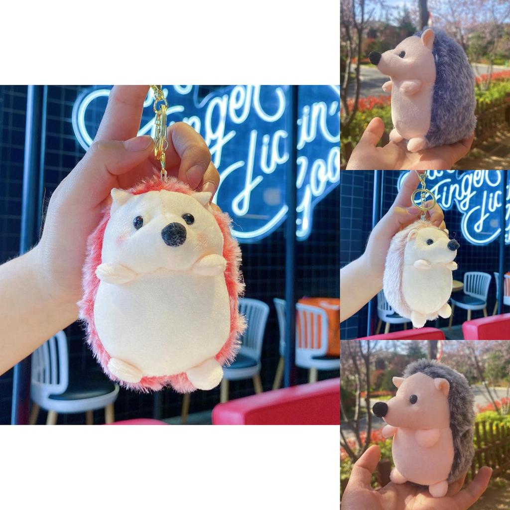 Plush Hedgehog Keychain With Keyring For Kids And Collectors