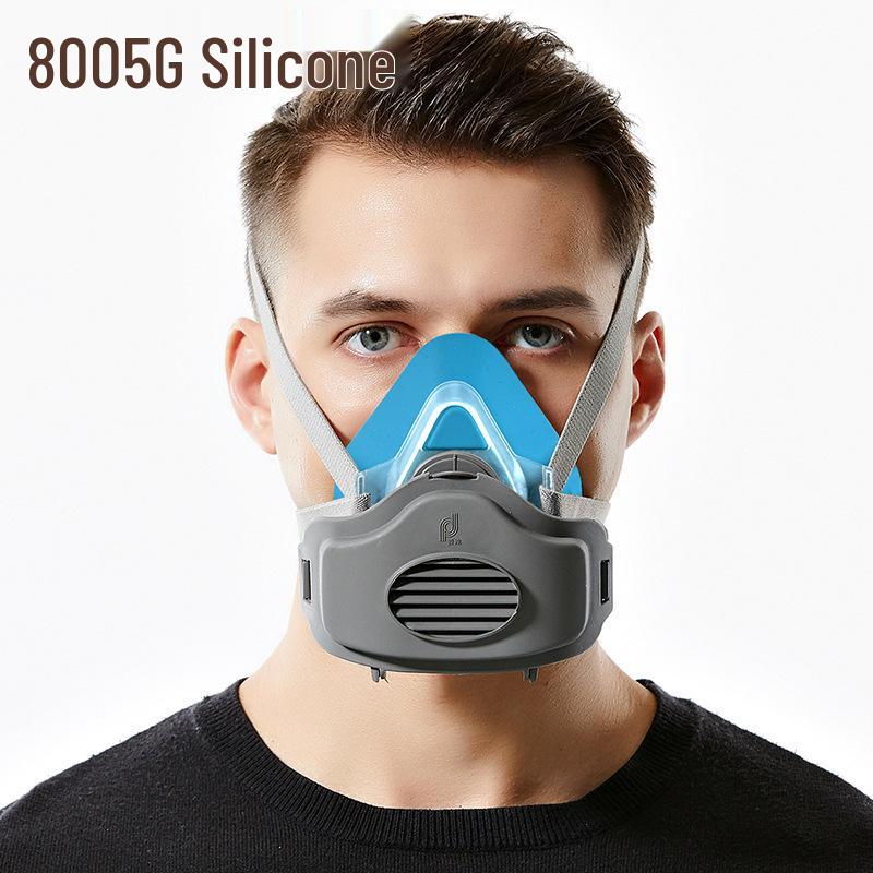 KuangJie 8005 Half Face Dust Mask for Painting, Industrial Dust & Grinding Protection