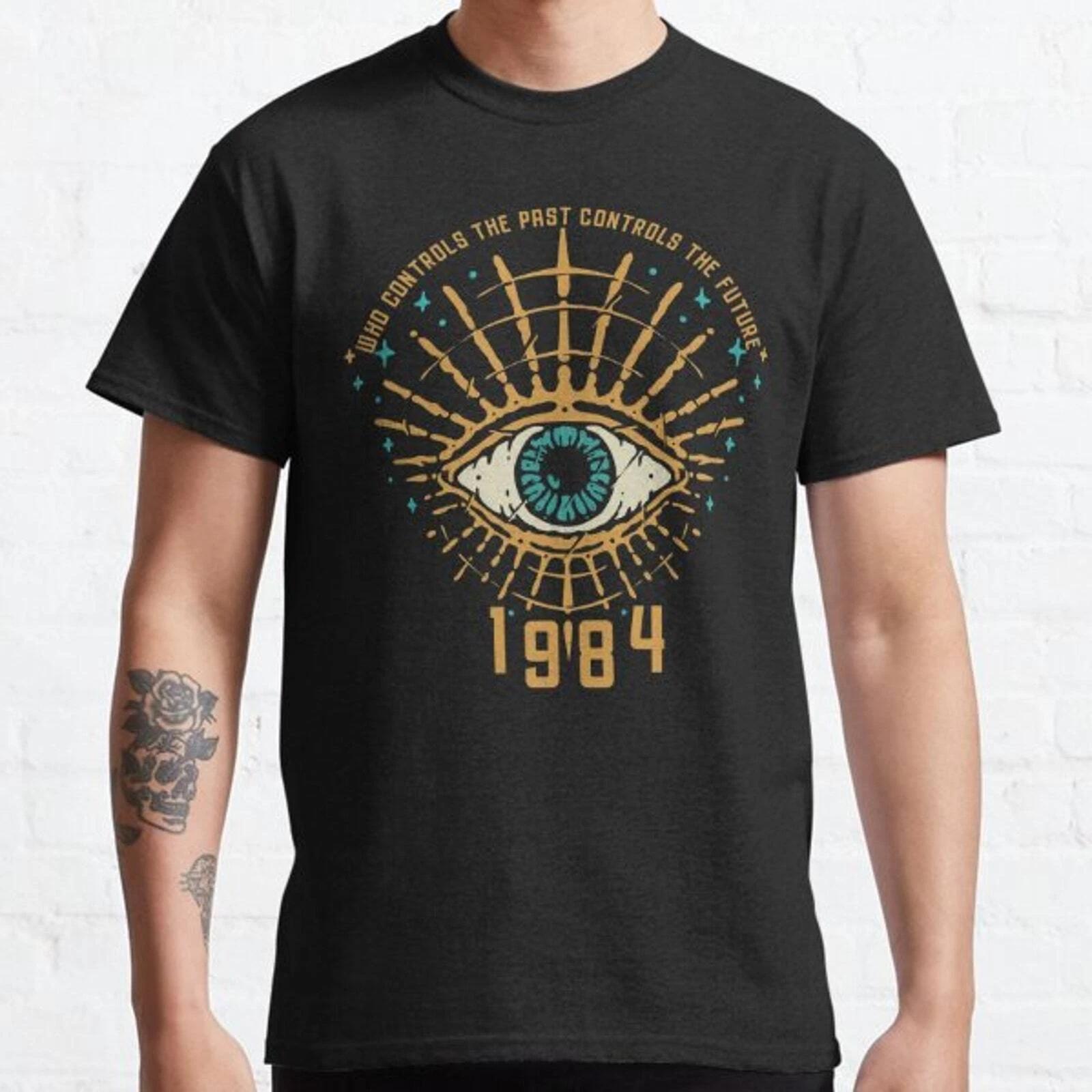 1984 George Orwell Control The Future Classic T-Shirt XXL