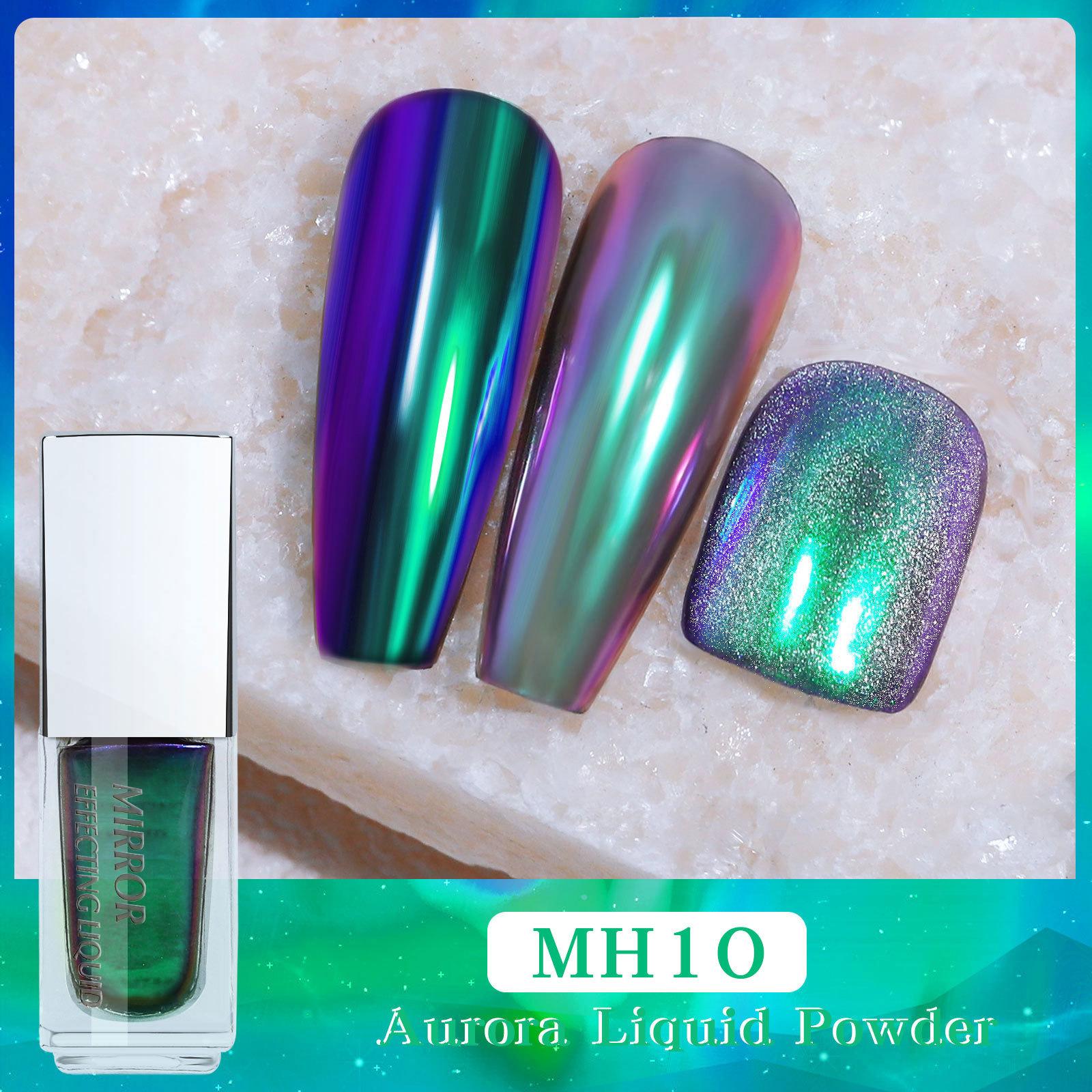 

Новая жидкость для нейл-арта Magic Mirror Powder Moonlight Powder Non-Flying Powder Liquid Mirror Flour Fairy Powder Nail Art Magic Liquid