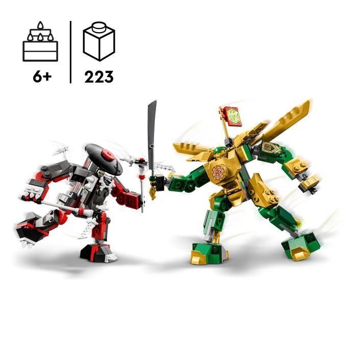 LEGO® NINJAGO 71781 Le Combat Des Robots De Lloyd – Évolution, Jouet Avec 2 Minifigurines