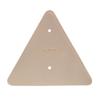Amber Pair of Triangle Safety Reflectors with Screws Suitable for Cars Tractor Universal Applications