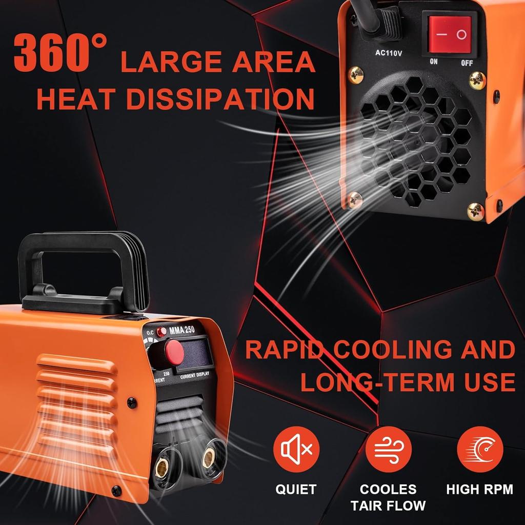 MMA-250 MIG Welder 4KW Inverter Arc Electric Welding Machine TIG/ARC Stick Argon Precise Digital Pulse Welder EU Plug/US Plug