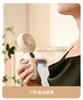 Quiet Foldable USB Rechargeable Portable Cooling Handheld Fan with 1200mAh Brushless Motor English for Outdoor & Car Use