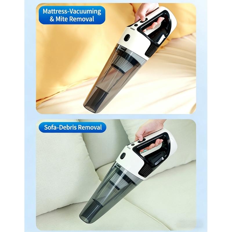 Controlled Handheld Car Vacuum Cleaner with 8000Pa Suction and 6000mAh Battery Wireless Portable