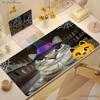 Funny Rock Meme Cat Mouse Pad Black Large Desk Mat for Gamers  Cat Lovers
