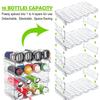 Multifunktionales Organizer-Regal Langlebig Mehrschichtig Wasserflasche Wein Getränkebecher Organizer Für Küchenschrank Kühlschränke Speisekammer