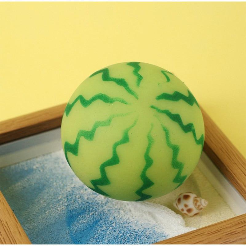 Simulation Color-Changing Sticky Watermelon Extrusion Toy Decompression Slow Rebound Pressure Ball Alleviate Anxiety Party Gift