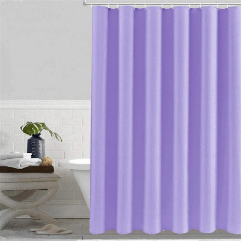 Peva Bathroom Shower Curtain With Hooks 180X180Cm Waterproof Thickening Bath Curtain Home Shower Accessories