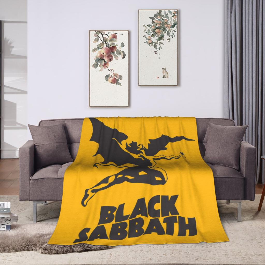 Ozzy Osbourne Metal Rock Black Sabbaths Deku Teplá Pohodlná Plyšové Povlečení Přehozy Klučičí Dívčí Ložnice Flanelová Přehoz na Postel