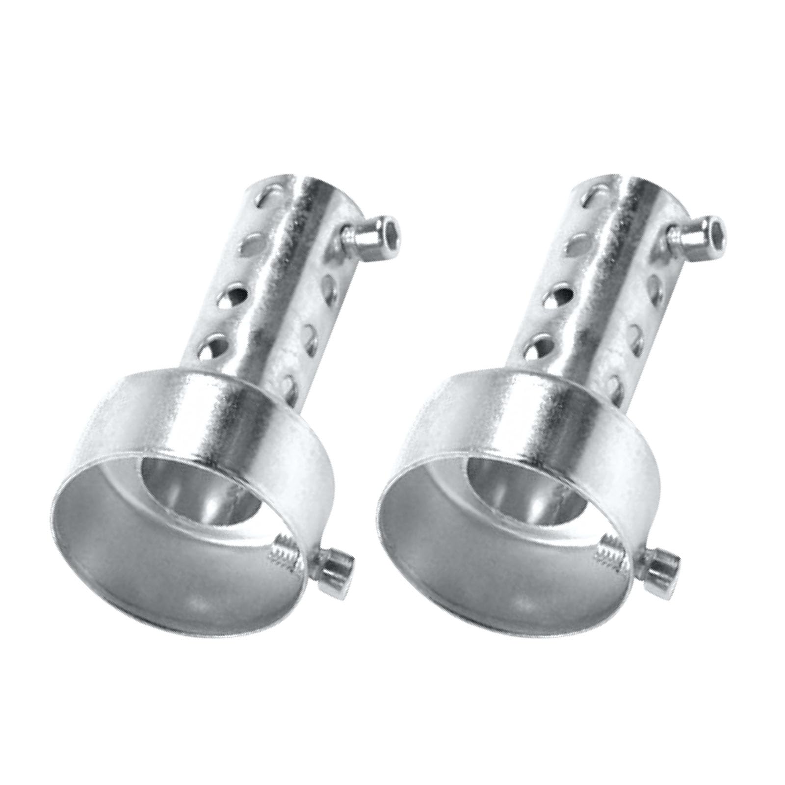 

BIG & SO Universal Motorcycle Silencer Muffler, Inner Baffle Bolts, Easy Installation, Set of серебряный