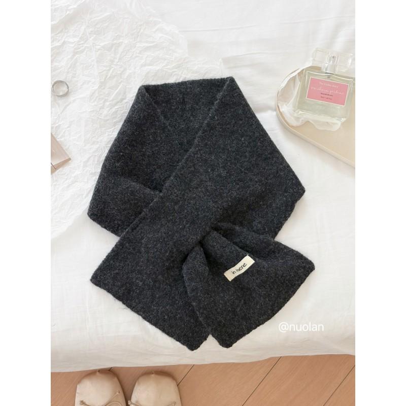 Womens Wool Blend Knit Infinity Scarf Winter Warm Soft Neck Wrap Cross Style