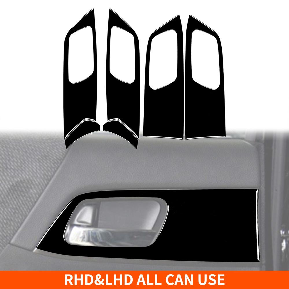 For Honda Accord 2014-2017 Piano Black Stickers Central Radio AC CD Selector Door Panel Car Accessories Interior Decorative