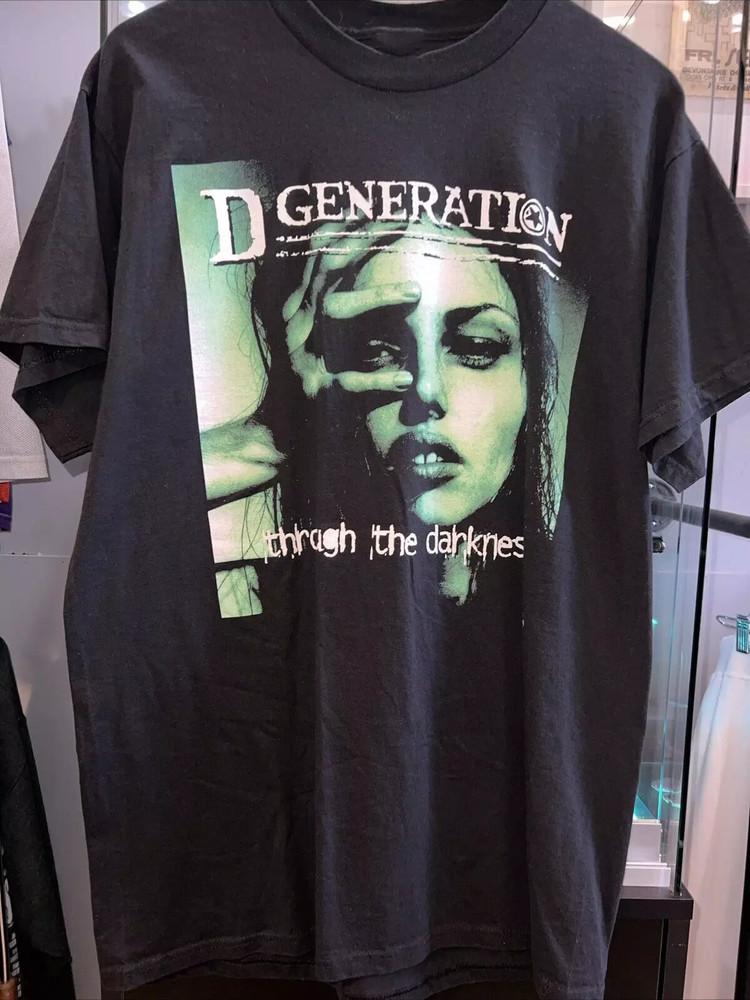 D Generation Through The Darkness Punk Band Unisex Cotton T-Shirt TA157 Unisex T-Shirt XL