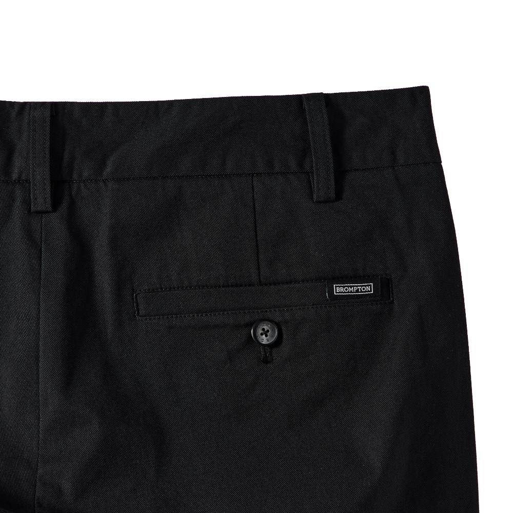 BROMPTON LONDON Summer Basic Cotton Trousers - Black (P242Mpt510)