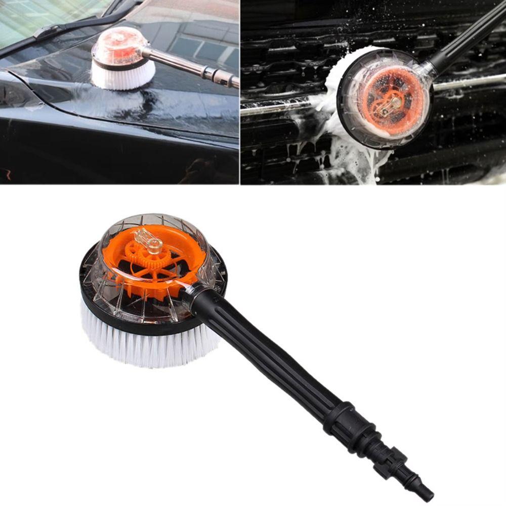 Rotating Round High Pressure Car Wash Brush Rigid Clean Water Cleaning Brush  Car Washing