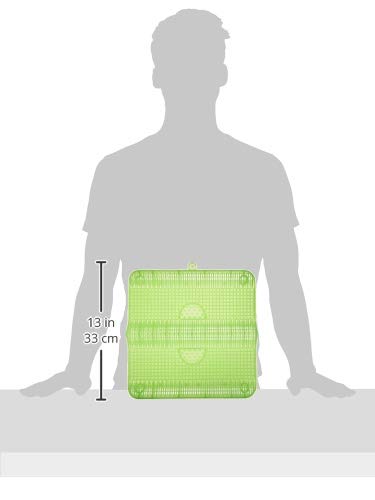 Hassy Top-in Foot Washing Mat, Scrub-able! Foot Washing Mat for a Refreshing Bath, Green, HB-2815