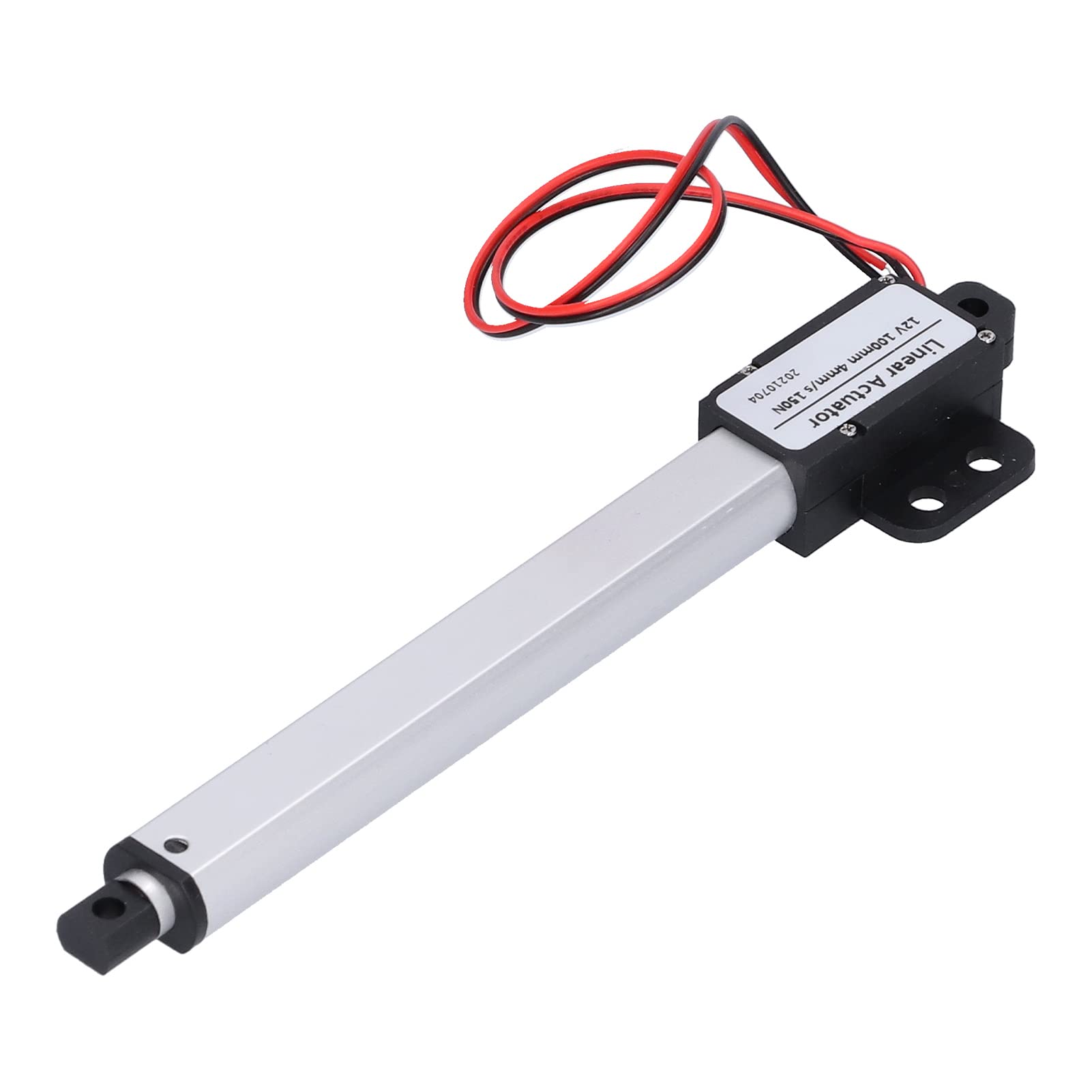 

Linear Actuator 100mm 12V Input Voltage Stroke Micro Linear Actuator Low Noise Short Circuit Protection Linear Motion Actuator (Stroke 100mm-4mm/s)