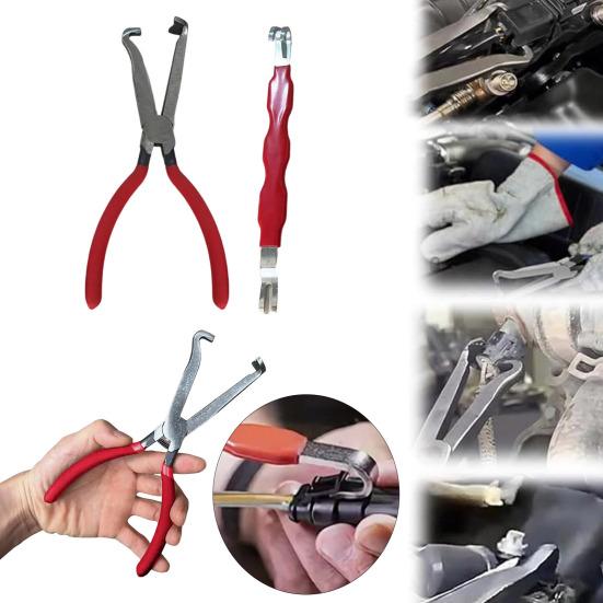 Automotive Electrical Disconnect Pliers Set Connector Separator And Hose Clamp Pliers Car Connector Release Tool for Fuel Injector And Sensor