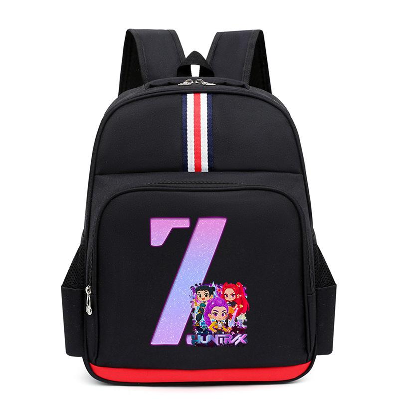 Anime Cartoon 26 Letters Lightweight Children'S Backpack Large Capacity School Trend School Bag For Primary And Secondary School Students