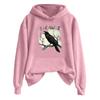 Women's Fashionable Casual Long Sleeve Hooded Printed Sweatshirt