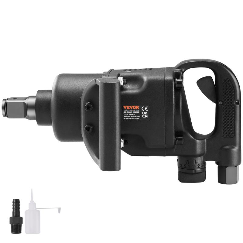 SucceBuy Air Impact Wrench Up to 2730ft-lbs Reverse Torque Output 1"Pneumatic Impact Gun for Heavy Duty Repairs and Maintenance