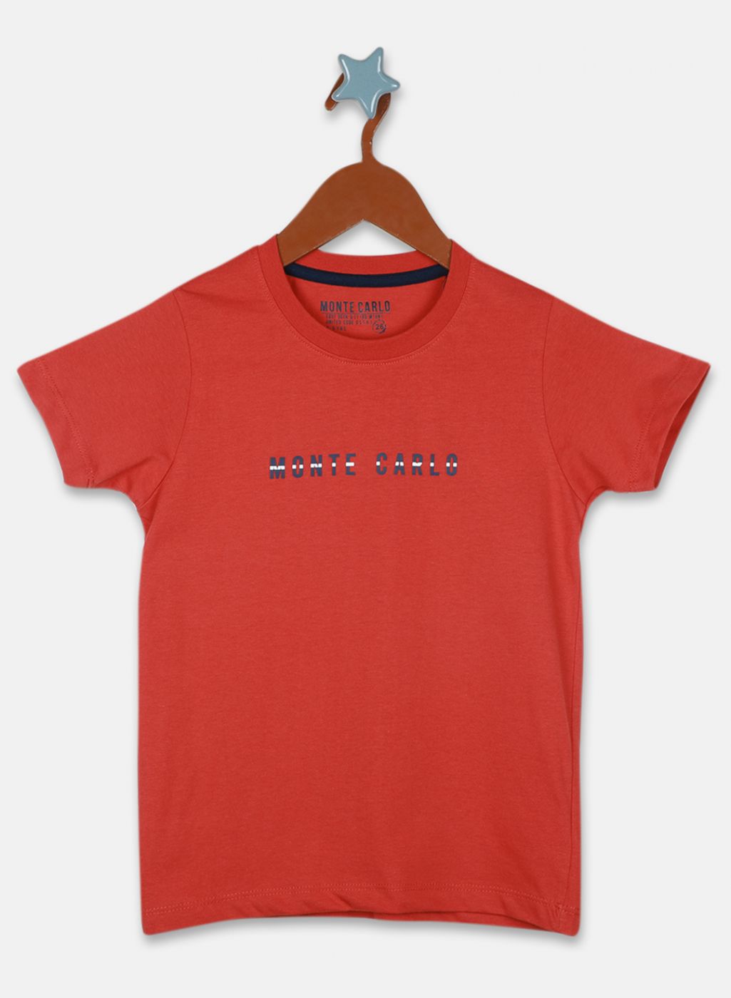Monte Carlo Boy Regular Fit Rust Tshirt 7-8 Years ржавый