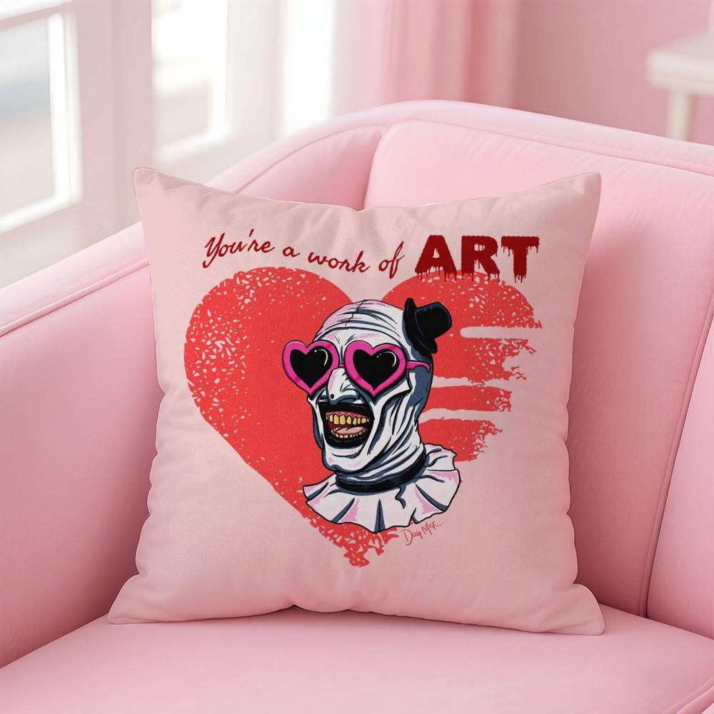 Terrifier Film coole Kissenhülle Bequeme Wendekissenhülle Ideal für Auto Sofa Schlafzimmer & Mehr