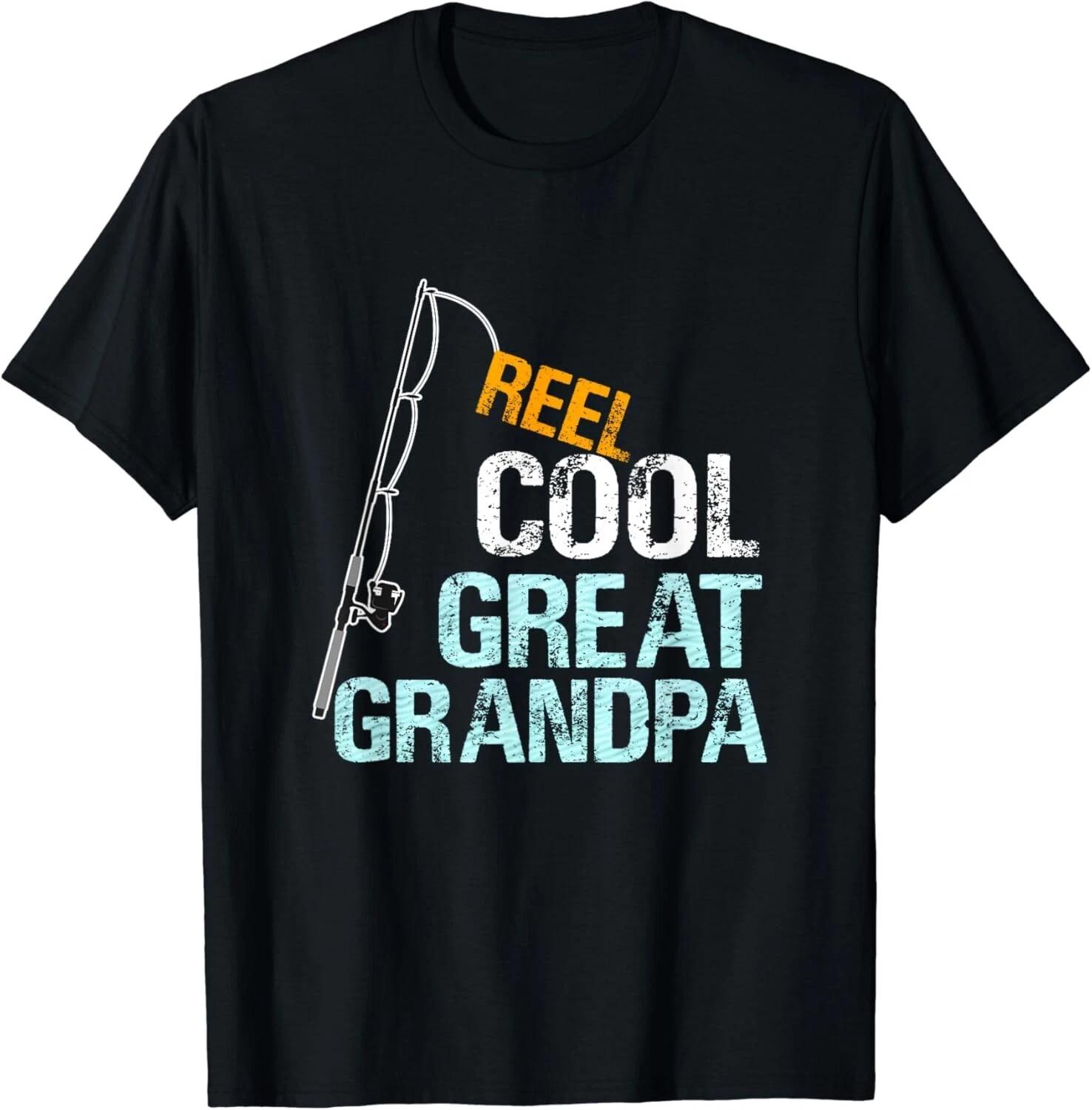 

Reel Cool Great Grandpa Gift from Granddaughter Grandson Gift Unisex T-Shirt 4XL