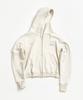 Cccs Light Beige Neat Script Hoodie Zip-Up (W)