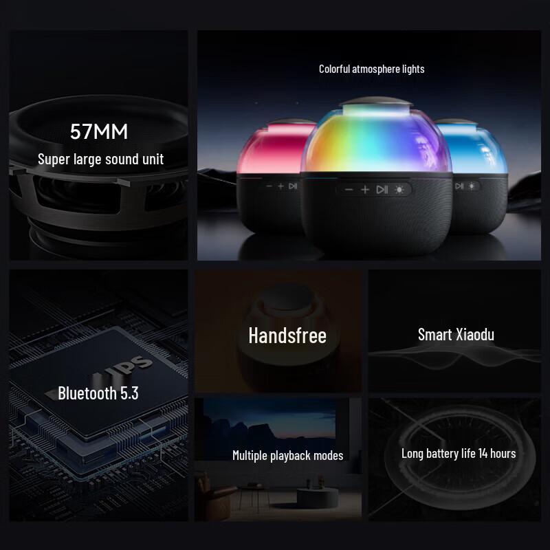 Philips TAS2009 Mini Desktop Bluetooth Speaker