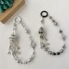 Gothic Tassels Crystal Nepal Beads Bag Pendant Keychain Phone Case Rope Anti-Lost Lanyard Phone Jewelry Accessories for Women