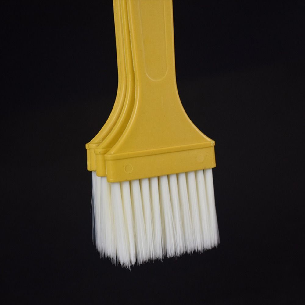 Plastic BBQ Oil Brush Yellow Barbecue Basting Brush Cooking Tools Pastry Brush Kitchen