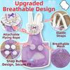 Colorful Parrot Flight Suit Breathable Mesh Pet Bird Apron New Parrot Diaper  Daily Wear