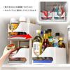 JKOOK Refrigerator Storage, Refrigerator Tray, Refrigerator Case, Multi-Function Rotating Storage Case, Beverage Shelf, Home Use, Beverage Storage, Re