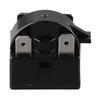 Overload Protector PTC Start Relay 1/3Pins 1PC Black Efficient For Compressor Replacement For Mini Fridge 2025