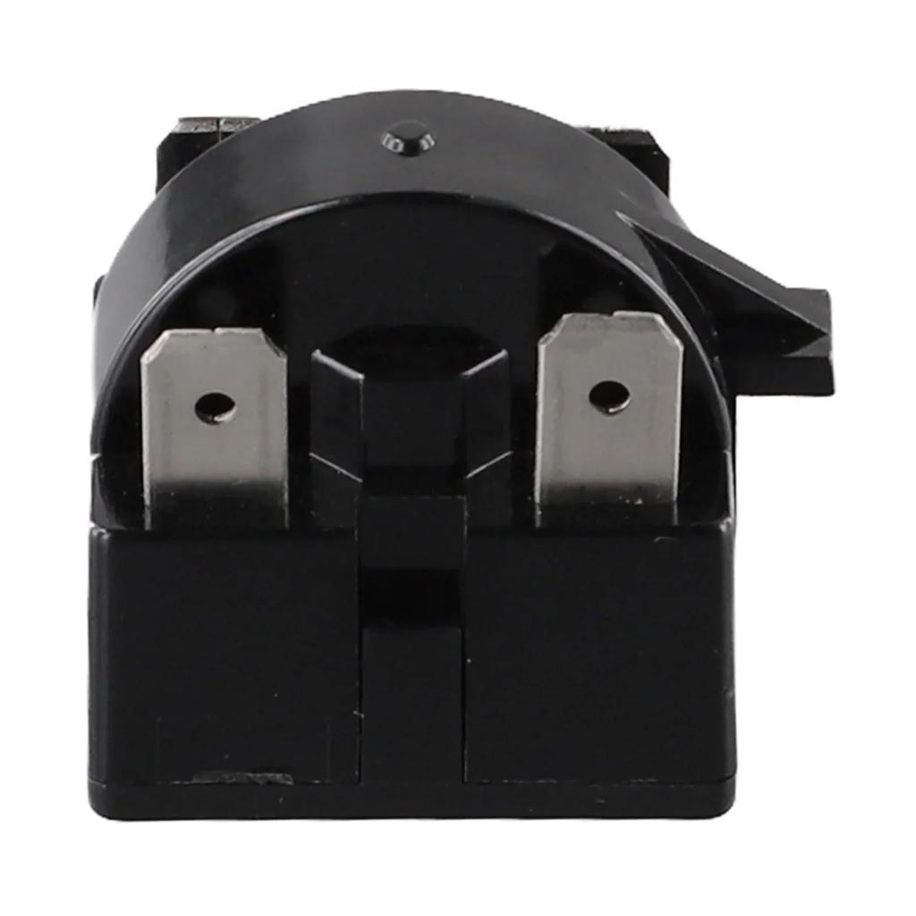 Overload Protector PTC Start Relay 1/3Pins 1PC Black Efficient For Compressor Replacement For Mini Fridge 2025