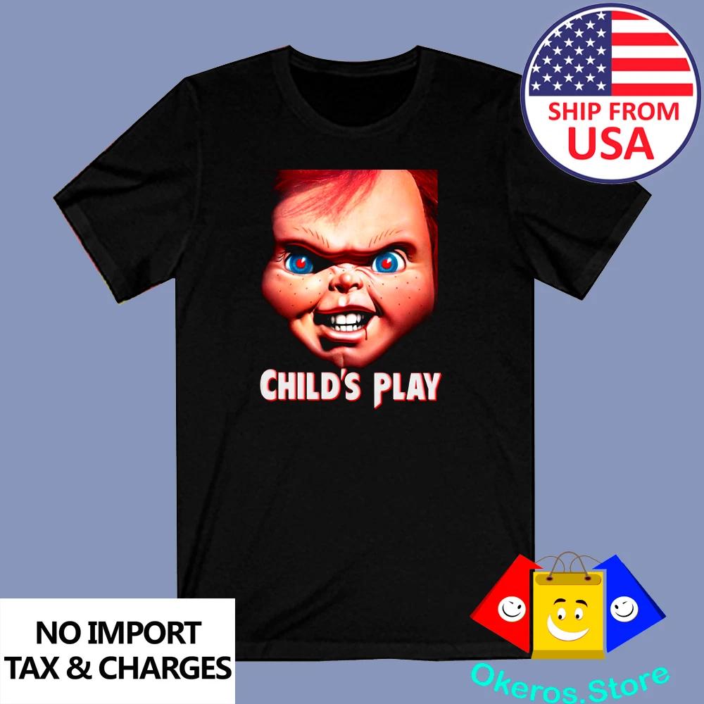 

Chid s Play Chucky Face Black Men s Size S to 3XL M